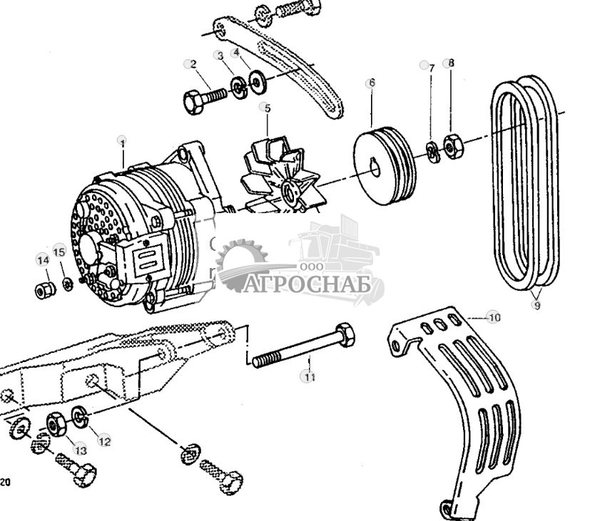 Alternator With Regulator 